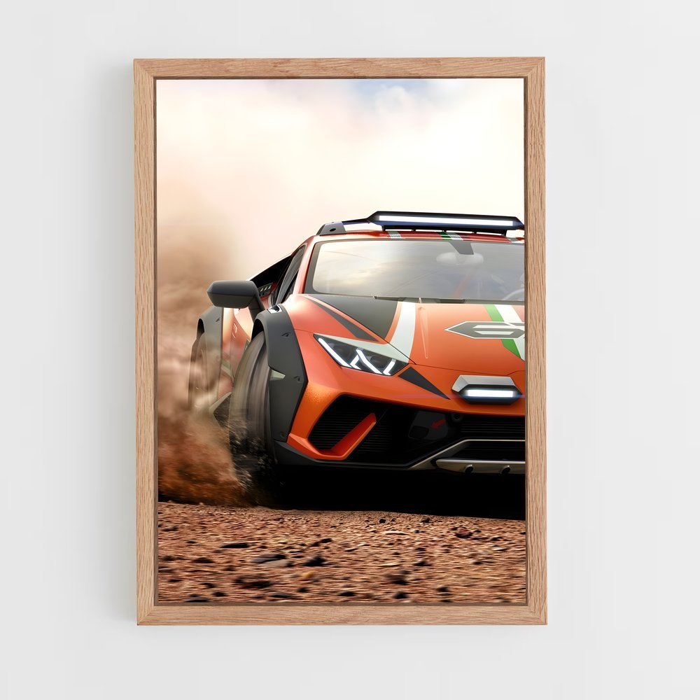 Poster Huracan Adventure – affiche Lamborghini (vue 4)